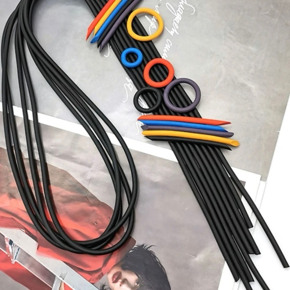 Geo multi necklace​​ - Picture 3 of 3